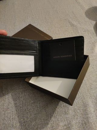 Cartera Piel ADOLFO DOMÍNGUEZ 