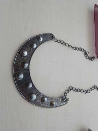 collar zara dorado rock