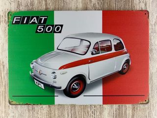 Cartel Fiat 500