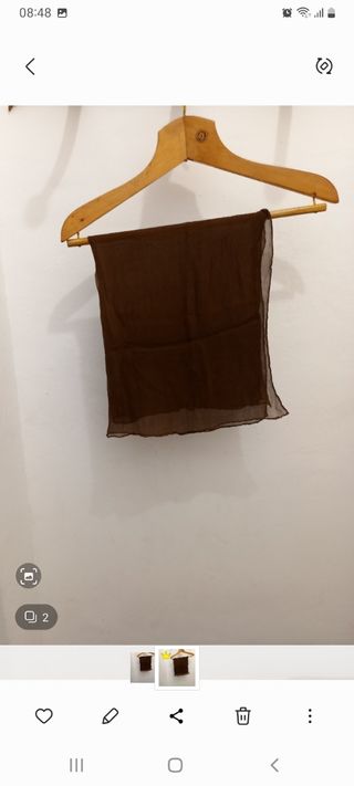 foulard bordeaux 