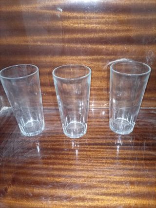Lote vasos cristal altos