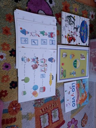 Libros y fichas para aprender a leer