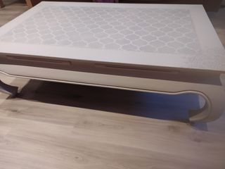 mesa antigua restaurada