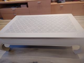 mesa antigua restaurada