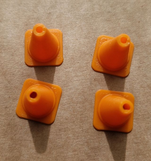 conos de trafico 3d para scalextric