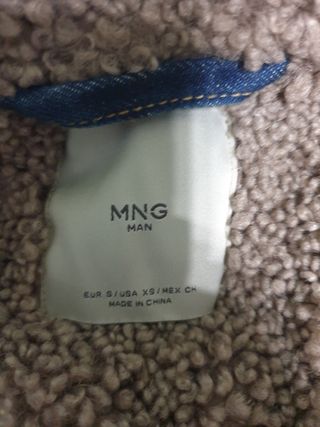 Cazadora vaquera borreguito Mango