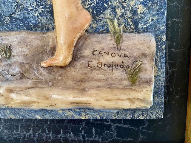 Cuadro alabastro en relieve