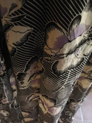 VESTIDO EN GASA DE SEDA BORDADO LENTEJUELAS ZARA