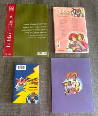 4 cómic: Witch, Quicky, Inazuma Eleven,...
