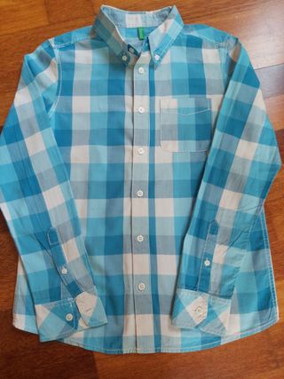 Camisa de cuadros Benetton