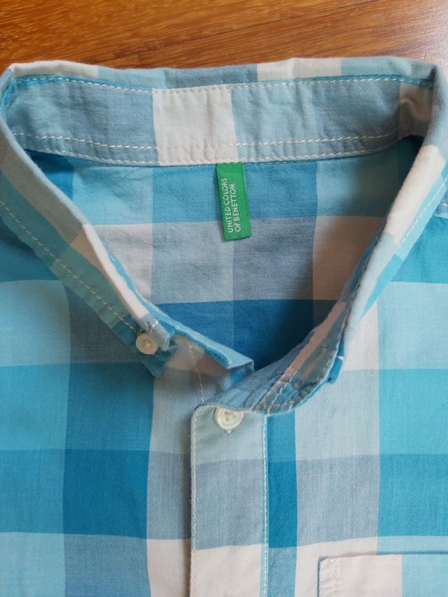 Camisa de cuadros Benetton