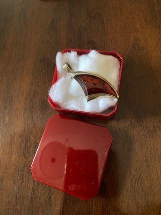 Colgante plata y ámbar