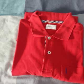 polo rojo talla M de chico 
