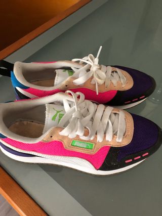 Bambas puma puesta una vez