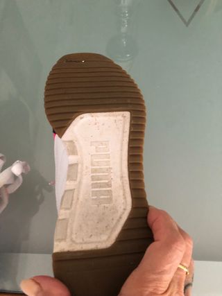 Bambas puma puesta una vez