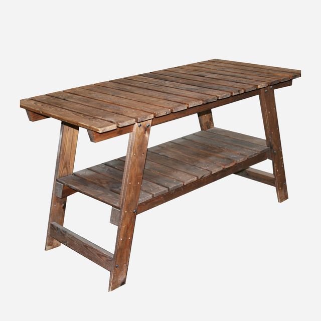 MESA DE MADERA, MESA DE JARDIN.