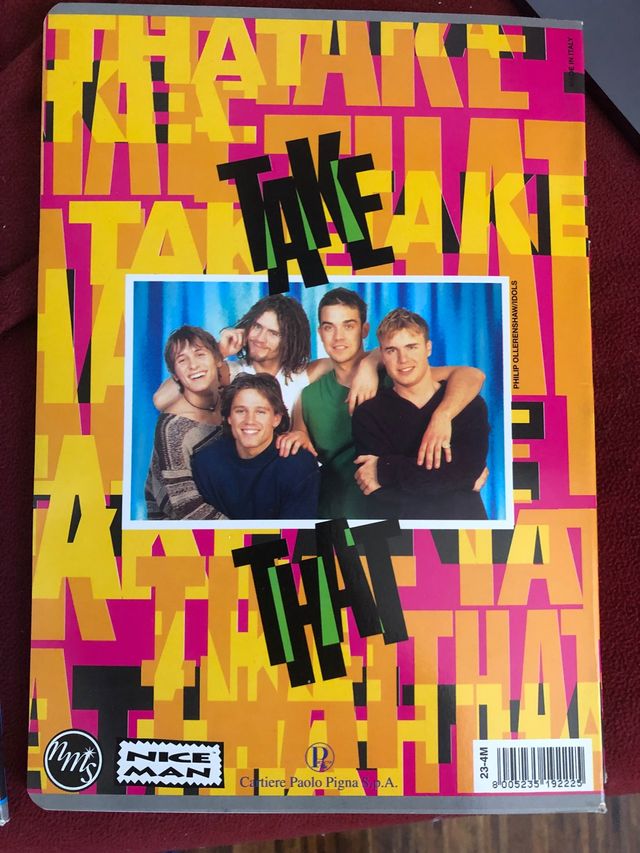 Quadernone Gary Barlow - Take that