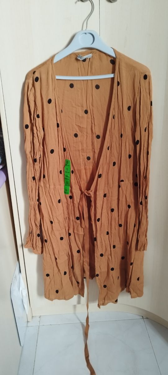 Vestido camisero lunares