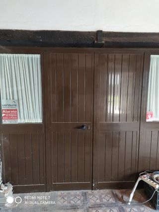 puerta de aluminio