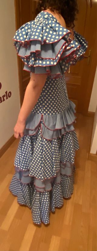 Vestido flamenca mujer talla 40/42