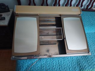 Mueble baño Retro espejos y lux