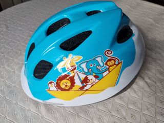 B'twin baby H300 Casco azzurro