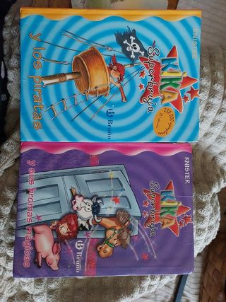 pack 2 libros kika superbruja