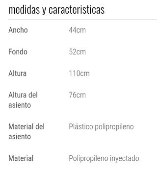 Taburete blanco de diseño para interior y exterior