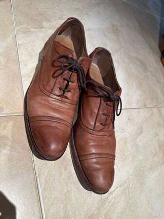 Zapatos de Piel de mujer de Massimo Dutti