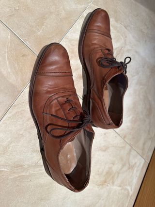 Zapatos de Piel de mujer de Massimo Dutti