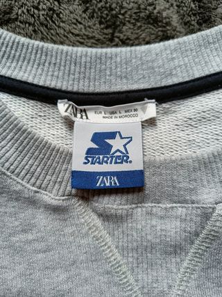 Sudadera crop Starter Zara ed. limitada seminueva