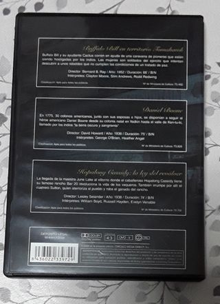 DVD Buffalo Bill , Daniel Boone, y Cassidy