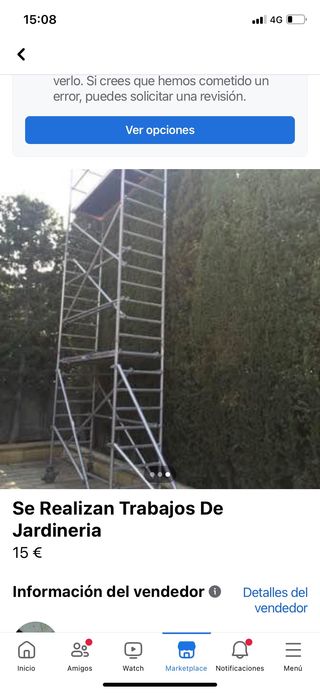 Trabajos de jardinería