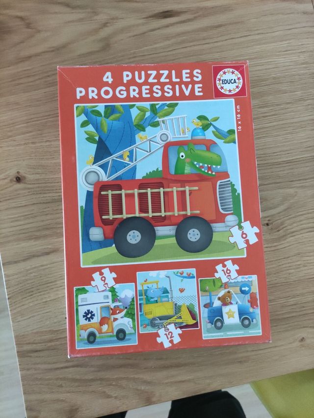 4 puzzles progresivos