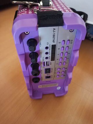Altavoz bluetooth karaoke 