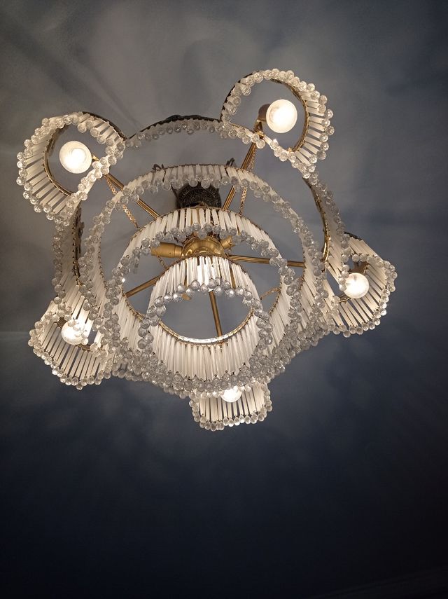 Lámpara de techo con dos de Mesa a juego