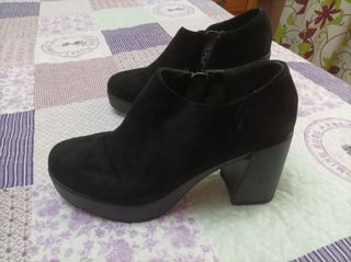 zapatos antelinas negro