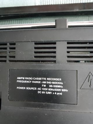 radio cassette 