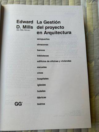 La gestión del Proyecto en Arquitectura