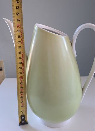 Cafetera Bidasoa verde vintage