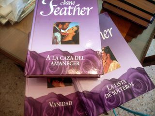 9 NOVELAS ROMANTICAS DE JANE FEATHER TAPA DURA