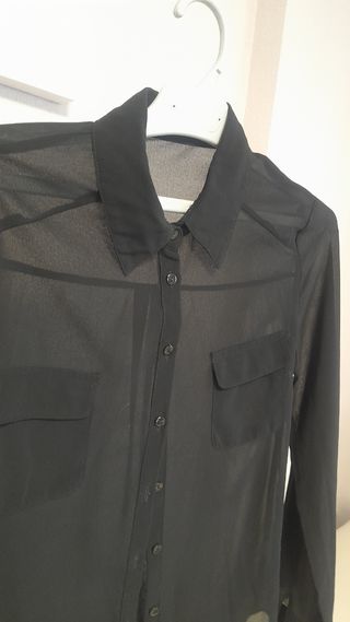 BLUSA NEGRA TRANSPARENTE 