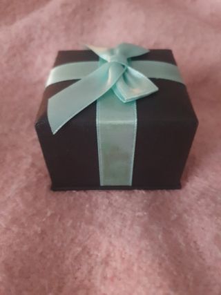 Anillo oro blanco y diamante   SIN USO