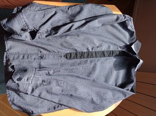 Camisa Negra Manga Larga con corbata