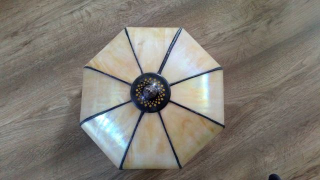 Lampara nacar para techo