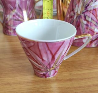 Juego café porcelana Santa Clara