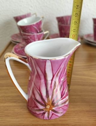 Juego café porcelana Santa Clara