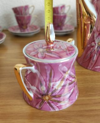 Juego café porcelana Santa Clara