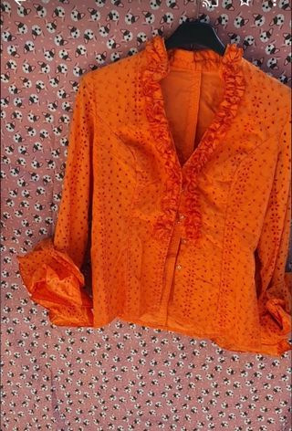 blusa de sevillana flamenca rociera o campera