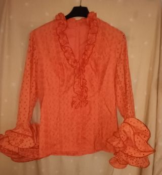 blusa de sevillana flamenca rociera o campera